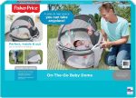 Fisher-Price Portable Bassinet and Travel-Play Area with Baby Toys, Indoor and Outdoor Use, On-the-Go Baby Dome, Windmill - Image 5
